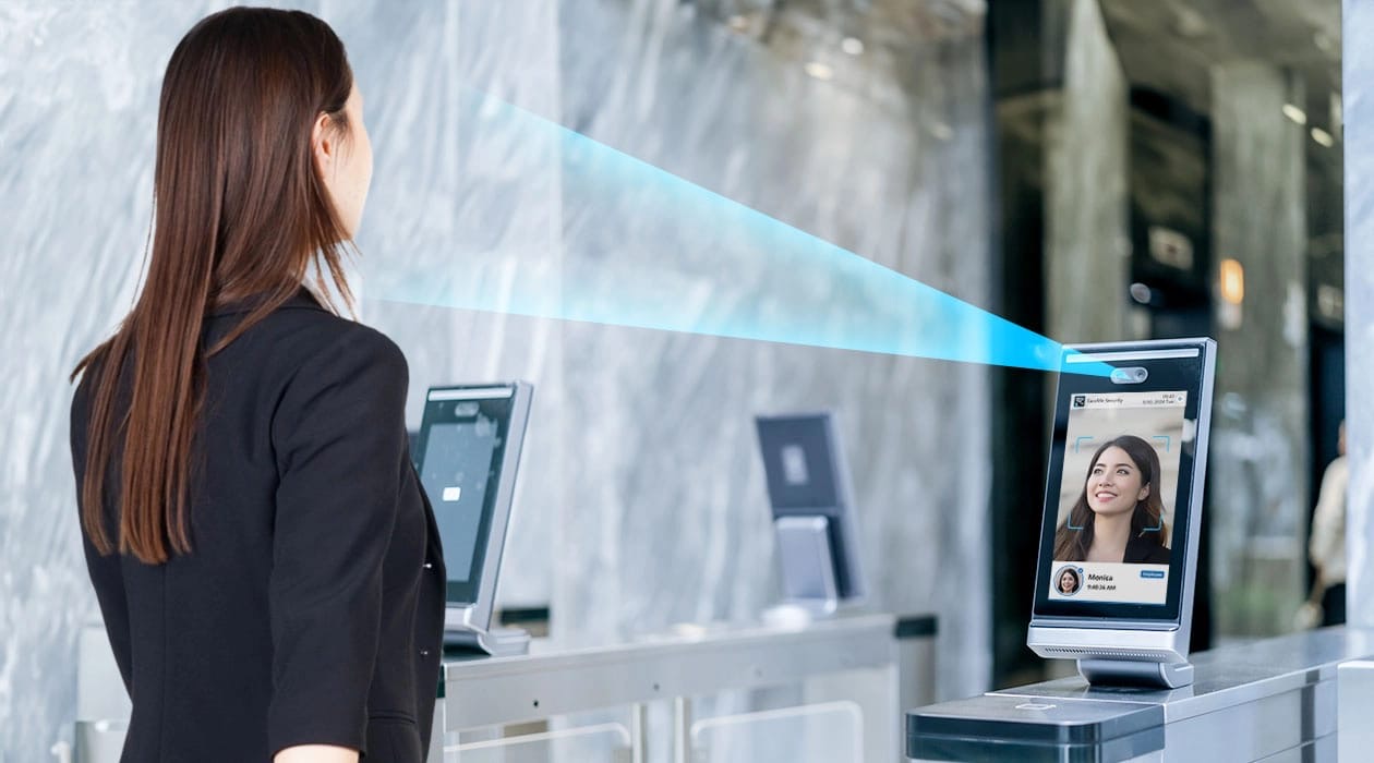 Facial recognition access terminal